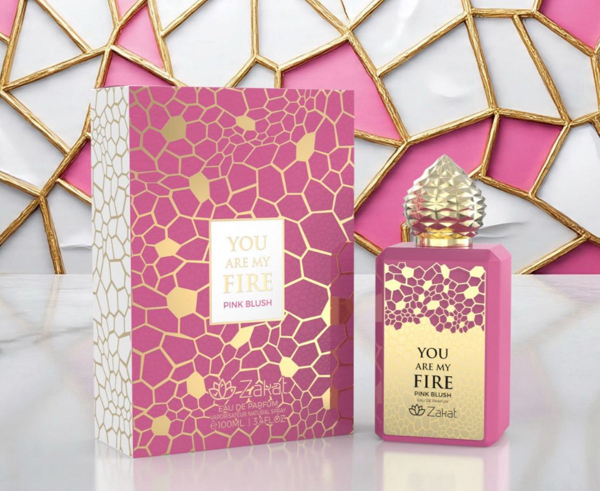 You are MY FIRE PINK BLUSH by Zakat