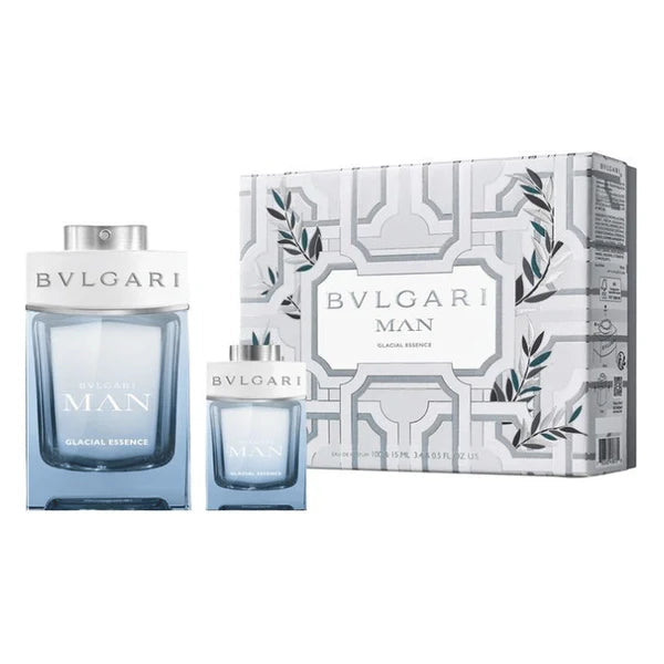 Bvlgari Glacian Essence Man 2-Piece Set 3.4oz Men EDP Spray